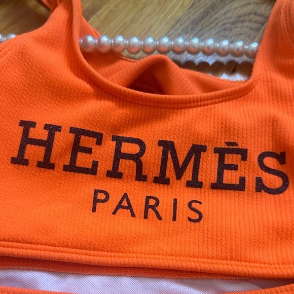 Hermès Vibrant Orange Swimwear - Picture 2 of 4